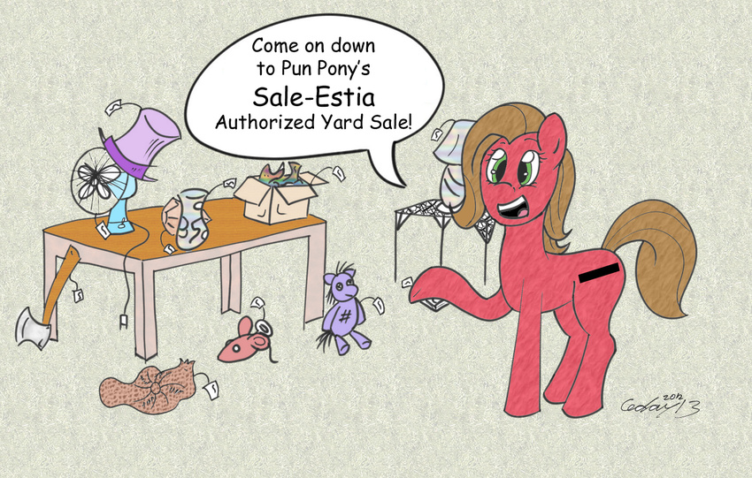 ask_pun brown_hair cedar_hulet comic english_text equine female feral friendship_is_magic green_eyes hair horse mammal my_little_pony pony pun_pony text tumblr