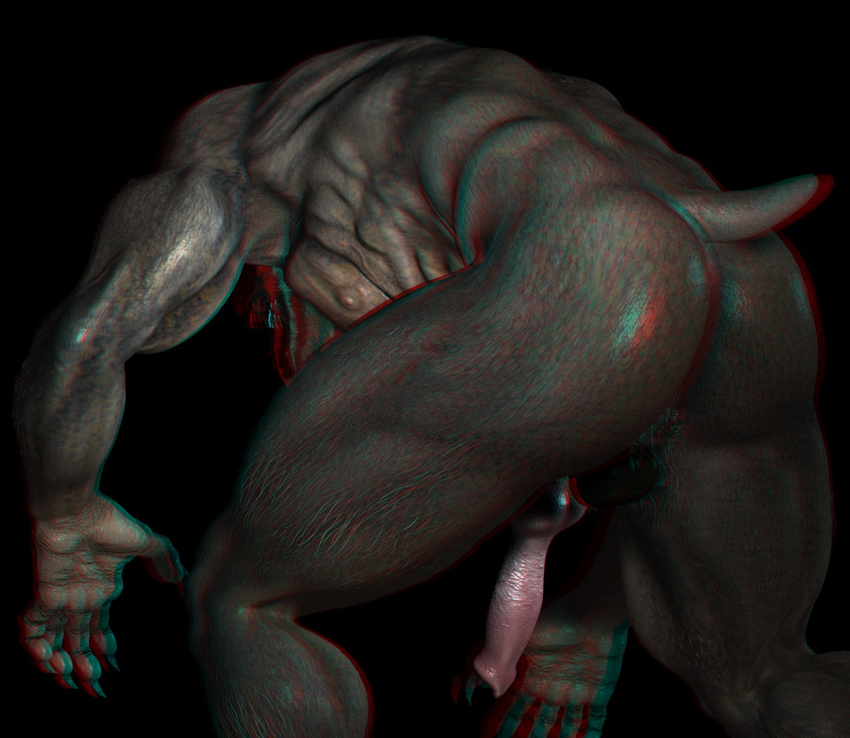 abs anaglyph biceps butt canine erection knot male mammal muscles needs_3d_glasses nipples nude pecs penis pose real3d solo stereogram true3d unknown_artist were werewolf wookiee_(artist)