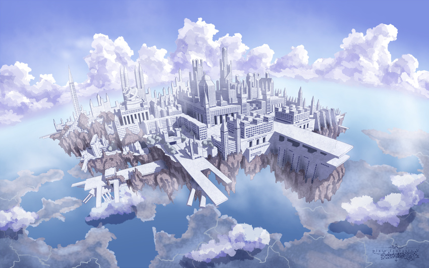 cityscape floating flying langjiao not_furry