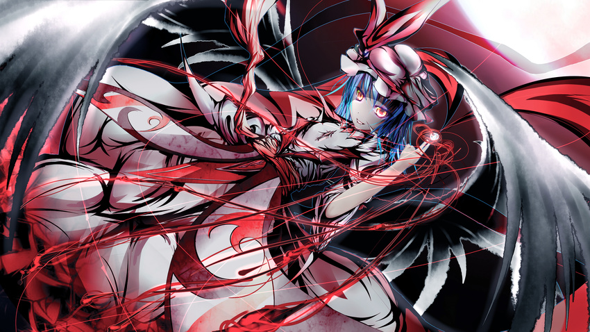 dress garyljq remilia_scarlet touhou wings