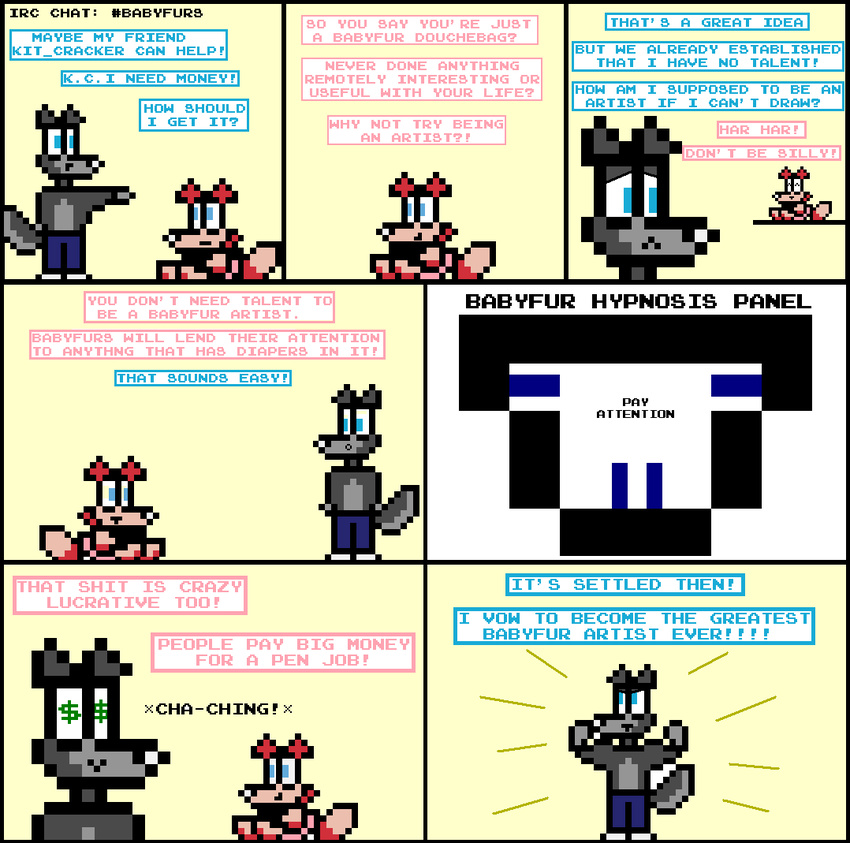 babyfurs comic crinkle diaper diaperfurs diapers hate i_hate_babyfurs infantilism kyle_bridgett ultimate_babyfur_webcomic webcomic