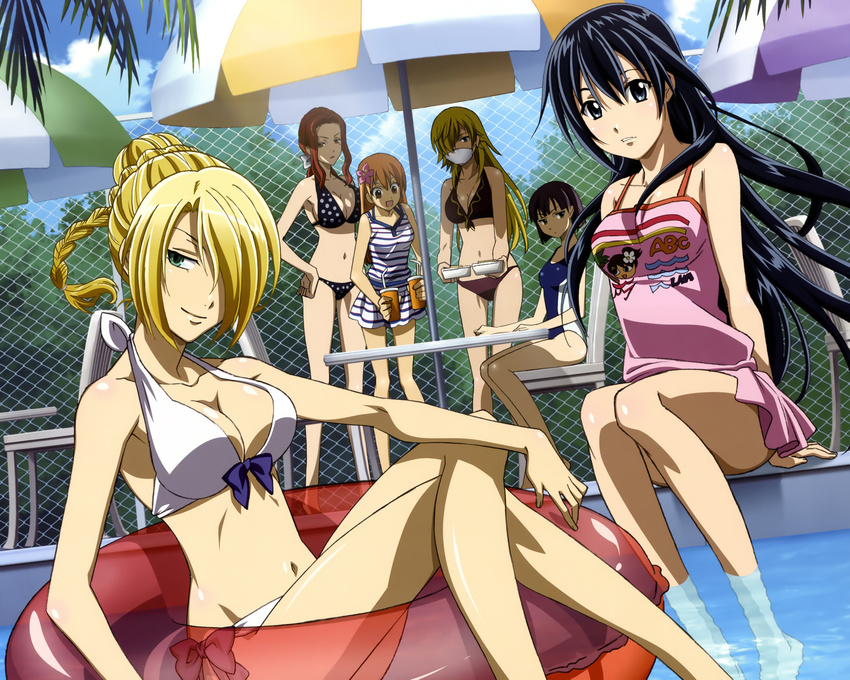 beelzebub_(manga) bikini cleavage hildegarda kunieda_aoi pool swimsuit tagme