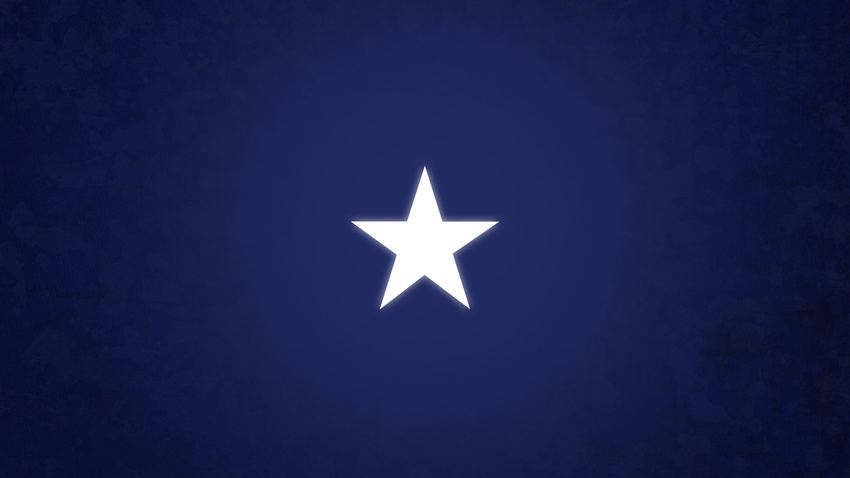 1920x1080 black_rock_shooter black_rock_shooter_(character) blue highres minimalist star symbol wallpaper