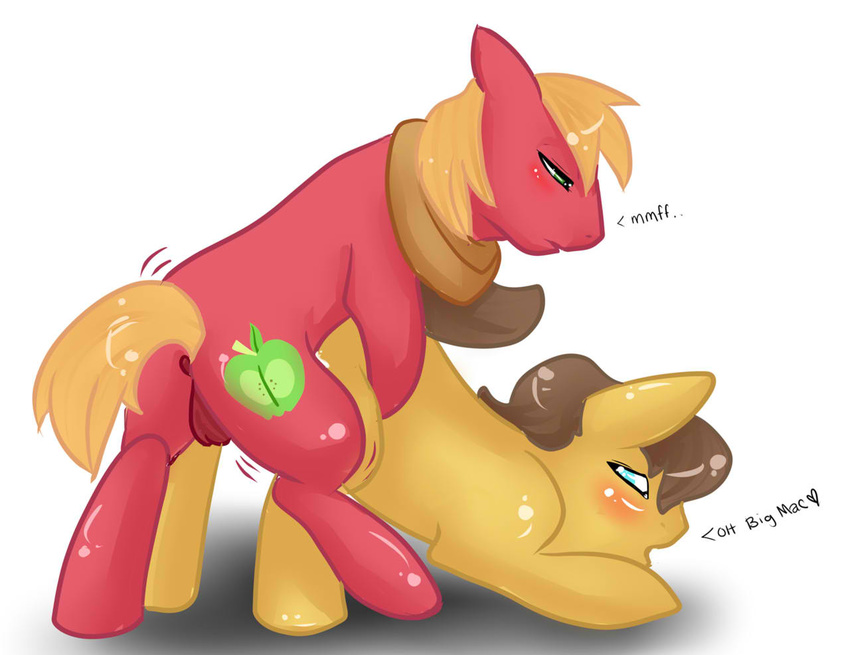 big_macintosh caramel friendship_is_magic my_little_pony tagme