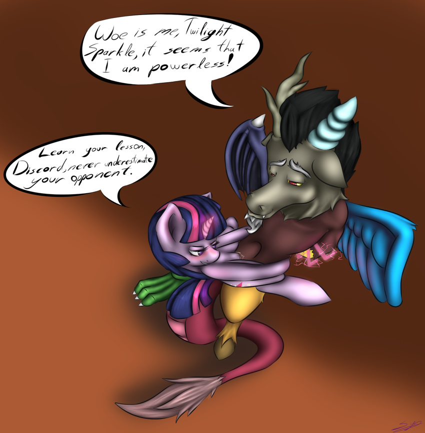 discord friendship_is_magic my_little_pony synad twilight_sparkle