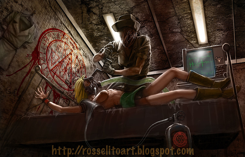 bubble_head_nurse heather_mason rosselito silent_hill silent_hill_3