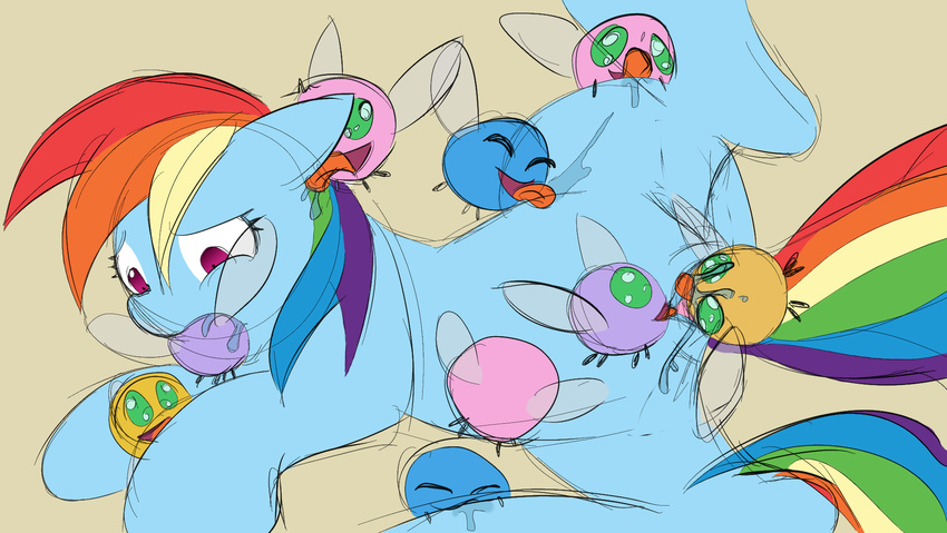 friendship_is_magic haiku my_little_pony parasprite rainbow_dash