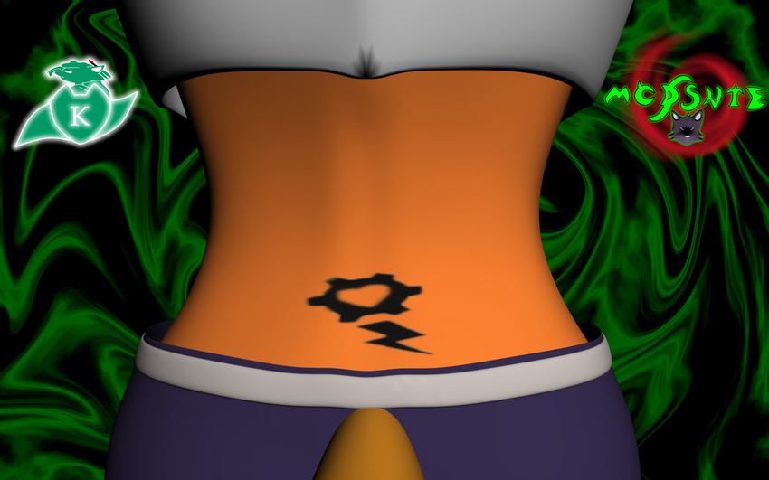 3d back coco_bandicoot k12 mcdsnte model smexy tattoo video_games wallpaper