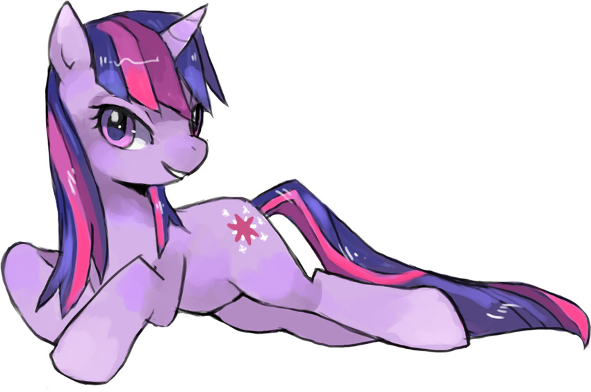 alpha_channel cutie_mark equine female feral friendship_is_magic fur hair horn horse long_hair looking_at_viewer lying mammal my_little_pony plain_background pony purple_eyes purple_fur purple_hair smile solo suikuzu suirobo transparent_background twilight_sparkle_(mlp) unicorn wet_hair