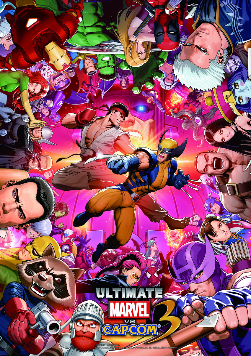 absolutely_everyone absurdres ace_attorney albert_wesker amaterasu armor arthur beard bionic_commando blue_eyes bodysuit bow_(weapon) capcom captain_america chris_redfield chun-li crimson_viper dante darkstalkers dead_rising deadpool demon_girl devil_may_cry doctor_doom doctor_strange dormammu dr_doom dr_strange everyone facial_hair fantastic_four felicia final_fight fingerless_gloves firebrand frank_west galactus ghost_rider ghosts_'n_goblins gloves gouki gun gyakuten_saiban hawkeye hawkeye_(marvel) highres hsien-ko hulk iron_fist iron_man jill_valentine lei_lei magneto makaimura marvel marvel_vs._capcom marvel_vs._capcom_3 mask mike_haggar modok mori_toshiaki morrigan_aensland multiple_boys multiple_girls naruhodou_ryuuichi nathan_spencer nemesis nova okami ookami_(game) phoenix_(x-men) phoenix_wright rape_face rapeface resident_evil rocket_raccoon rockman rockman_dash rockman_x ryuu_(street_fighter) sentinel she-hulk shinkiro shuma_gorath sir_arthur_(makaimura) spider-man storm_(x-men) street_fighter strider strider_hiryu strider_hiryuu succubus super_skrull taskmaster the_avengers thor_(marvel) trish troll_face tron_bonne ultimate_marvel_vs_capcom_3 vampire_(game) vergil viewtiful_joe weapon wolverine x-23 x-men zero_(rockman) zero_(rockman_x)