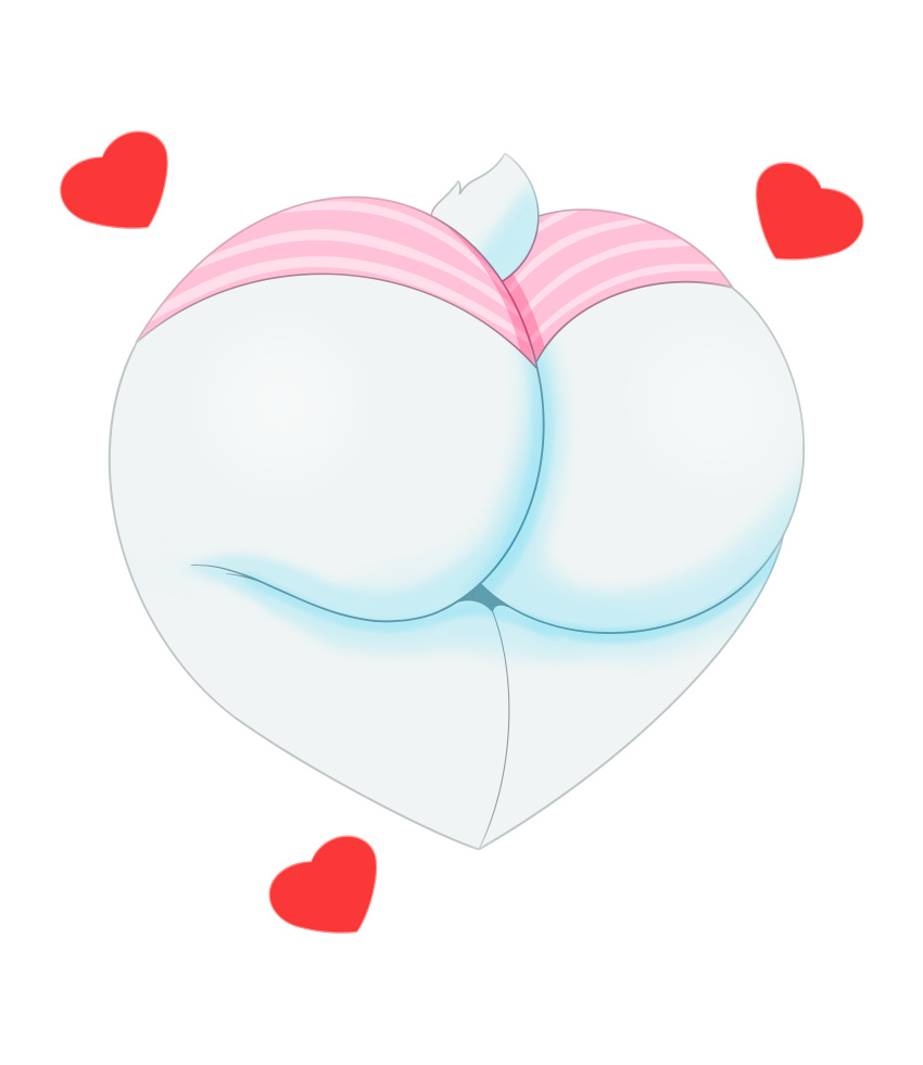 &lt;3 absurd_res anthro bear big_butt butt clothed clothing digital_media_(artwork) fur hi_res huge_butt male male/male mammal pink_clothing pink_underwear polar_bear skye_(nickypie) solo sticker tail thick_thighs underwear ursine vaprwavez white_body white_fur