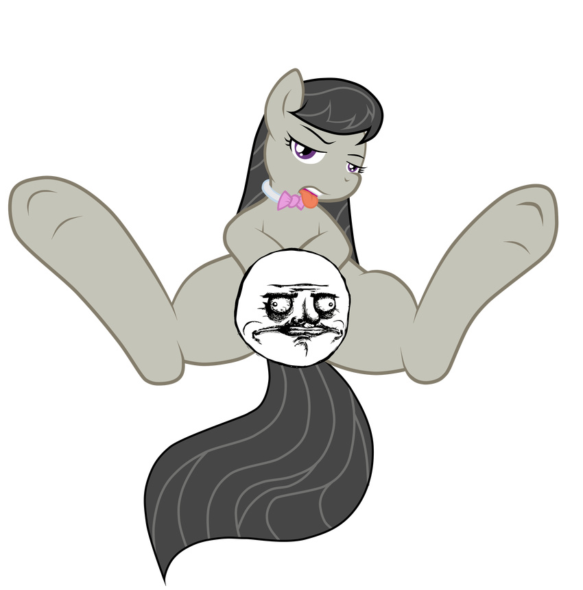 absurd_res censored equine female friendship_is_magic hi_res horse junkiesnewb me_gusta my_little_pony octavia_(mlp) on_back plain_background pony solo transparent_background