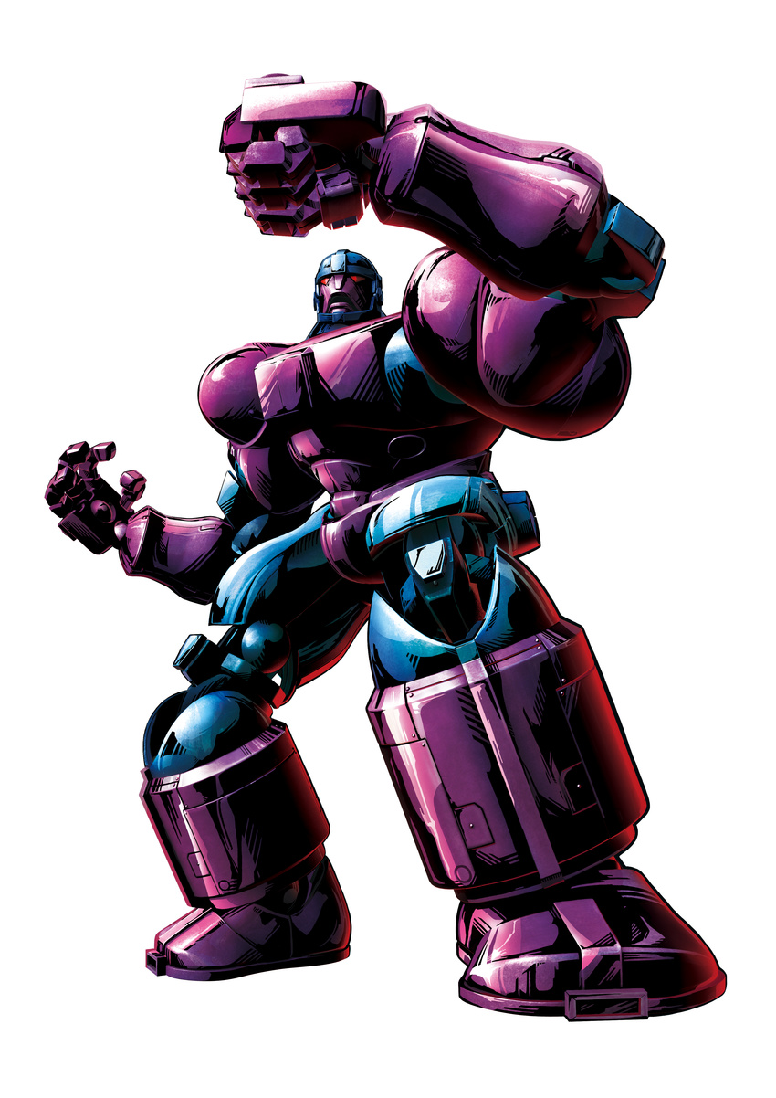 absurdres capcom highres machine marvel marvel_vs._capcom marvel_vs._capcom_3 marvel_vs_capcom marvel_vs_capcom_3 mori_toshiaki official_art red_eyes robot sentinel sentinel_(x-men) shinkiro x-men