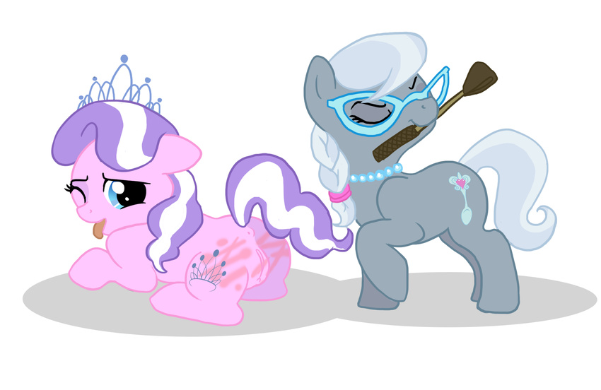 diamond_tiara friendship_is_magic kahvei my_little_pony silver_spoon