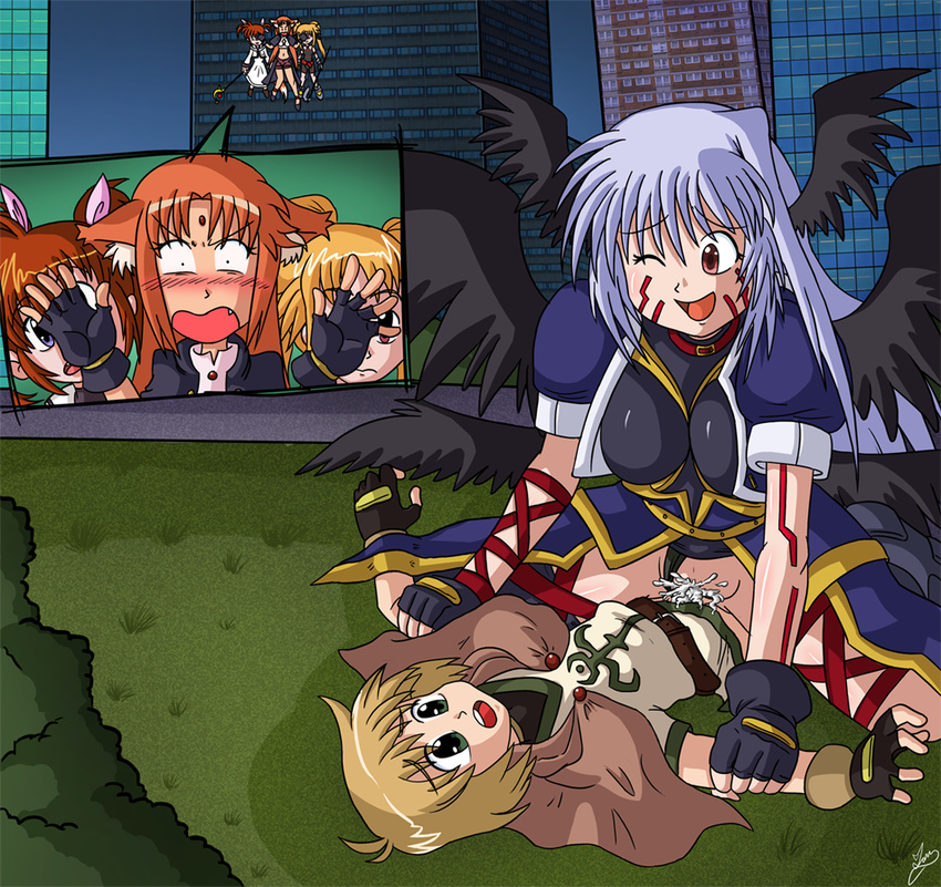 arf darkyamatoman fate_testarossa mahou_shoujo_lyrical_nanoha nanoha_takamachi reinforce yuuno_scrya