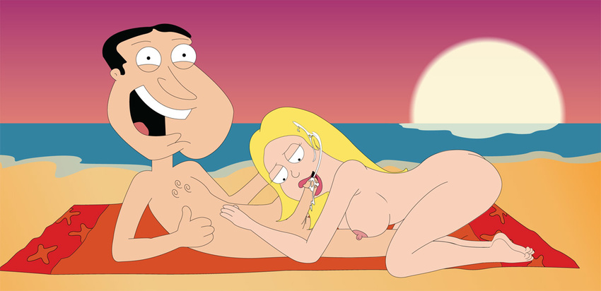 american_dad family_guy francine_smith glenn_quagmire tagme