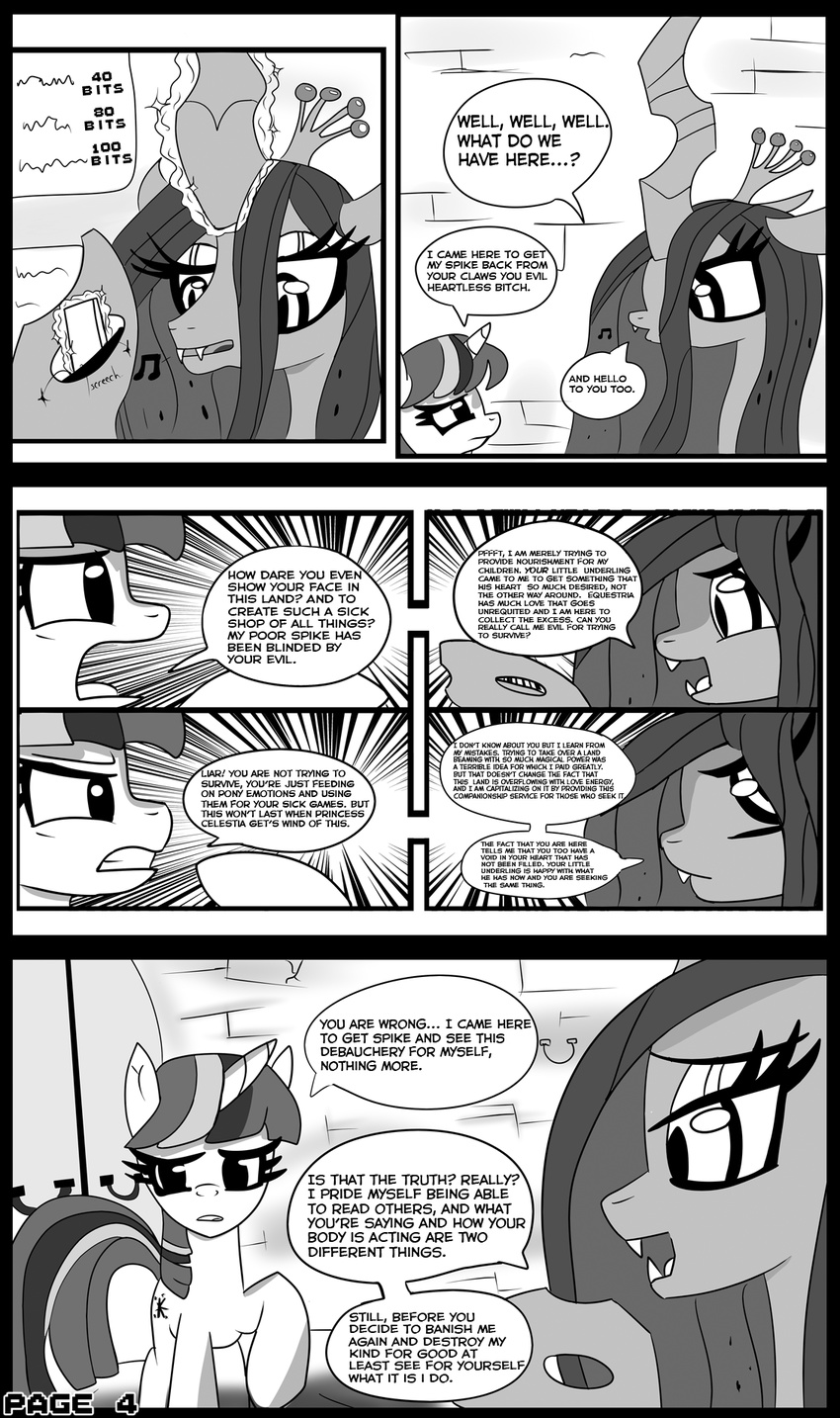 changlings comic cutie_mark dialog english_text equine female female_ejaculation feral friendship_is_magic horn horse magic mammal masturbation mindbreak my_little_pony pony princess_cadence_(mlp) princess_celestia_(mlp) prostitution pussy queen_chrysalis_(mlp) rarity_(mlp) sex spike story text tiarawhy twilight_sparkle_(mlp) unicorn vaginal wings