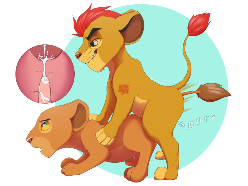 cub cum cum_in_pussy cum_inside disney feline female furrychrome incest kion lion male mammal mother mother_and_son nala pantherine parent penetration son the_lion_guard the_lion_king time_paradox vaginal vaginal_penetration young