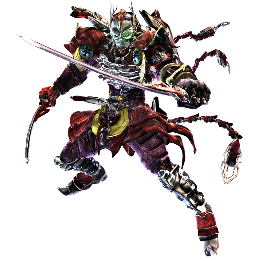 3d armor highres namco ninja sword tekken weapon yoshimitsu