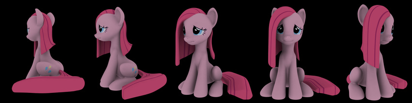 equine female feral friendship_is_magic hashbro horse mammal model my_little_pony pinkie_pie_(mlp) plain_background pony solo