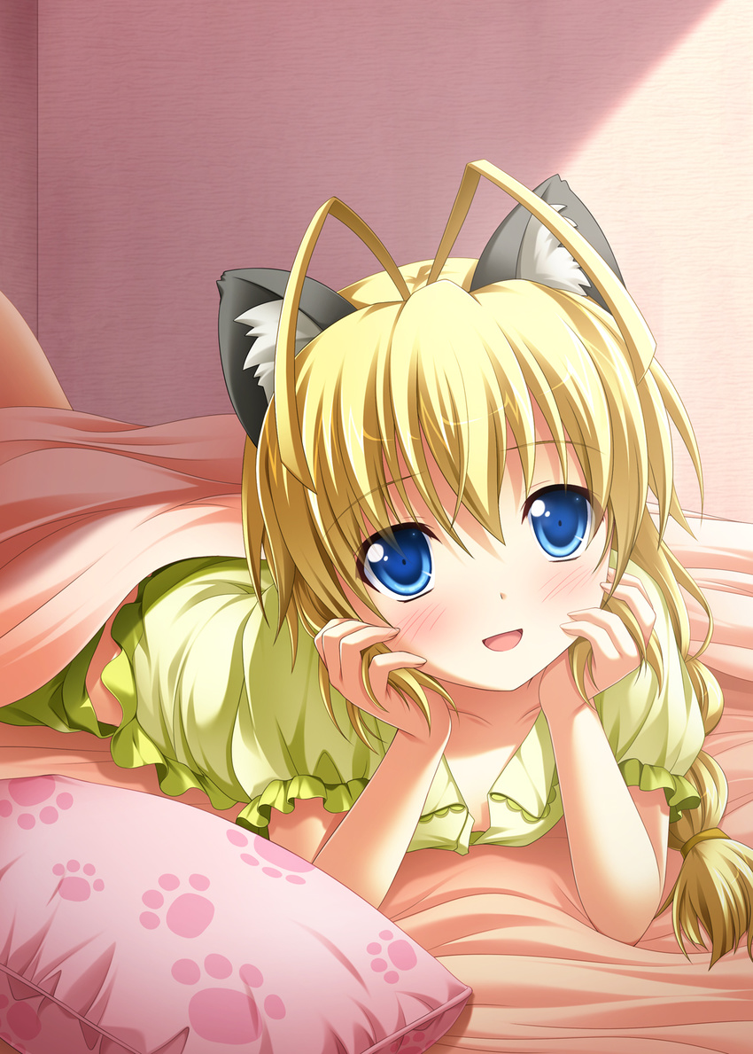 animal_ears haiyore!_nyaruko-san hasuta male pajama trap tsuda_akira