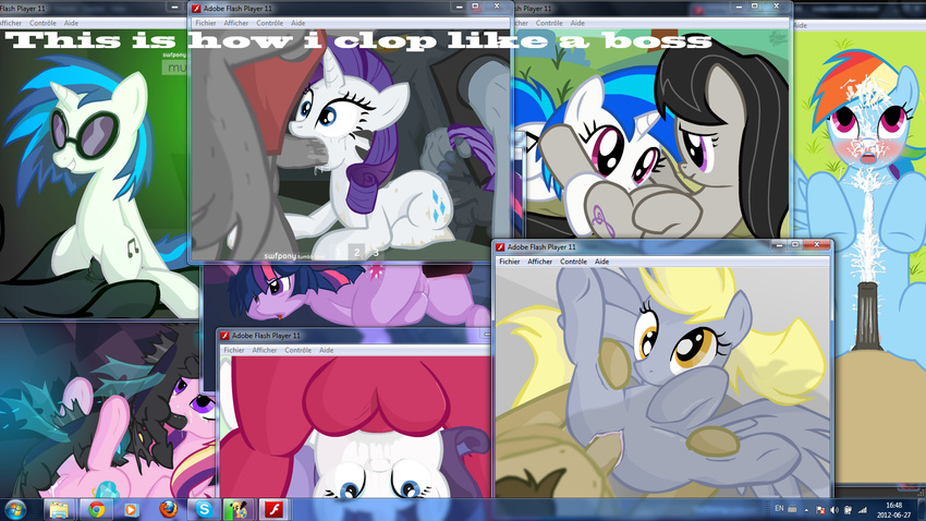 amber_eyes anal balls big_macintosh_(mlp) blue_eyes blush canine changelings_(mlp) cowgirl_position cum cumshot cunillingus cutie_mark derpy_hooves_(mlp) diamond_dogs_(mlp) dildo doctor_whoof_(mlp) english_text equine erection eyewear fellatio female friendship_is_magic from_behind glasses hair horn horse horsecock male masturbation multi-colored_hair my_little_pony octavia_(mlp) oral oral_sex orgasm pegasus penis pony princess_cadence_(mlp) pussy pussy_juice rainbow_dash_(mlp) rarity_(mlp) sex sex_toy straight swfpony tagme twilight_sparkle_(mlp) two_tone_hair unicorn vaginal vaginal_penetraion vinyl_scratch_(mlp) wings