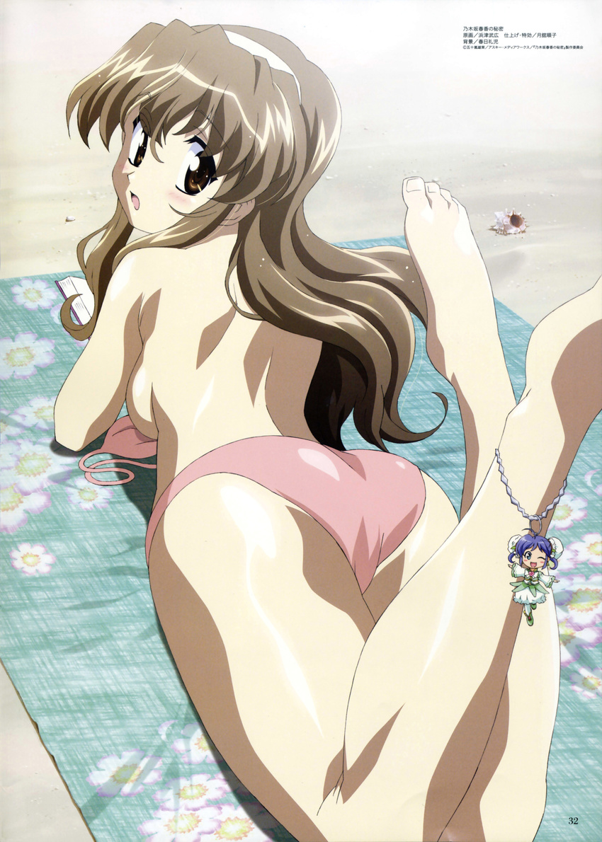bikini hamatsu_takehiro nogizaka_haruka nogizaka_haruka_no_himitsu swimsuits topless