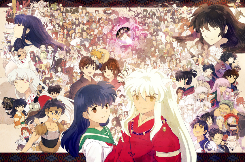 6+girls a-un absolutely_everyone absurdres age_difference animal_ears arimi_(inuyasha) asuka_(inuyasha) ayame_(inuyasha) bad_revision bankotsu_(inuyasha) bokusenou botan_(inuyasha) bug bunza byakuya_(inuyasha) cat character_request child cow crescent demon dog_ears downscaled_revision dragon enshi eri_(inuyasha) everyone extra facial_mark flea_(animal) gatenmaru ginkotsu ginta_(inuyasha) gokurakuchou goshinki hachiemon hakkaku hari_(inuyasha) highres higurashi_kagome higurashi_souta hiten hitomi_(inuyasha) hitomiko horns houjou_(inuyasha) ikeda_mayu ikeda_satoru inu_no_taishou inuyasha inuyasha:_kagami_no_naka_no_mugenjou inuyasha:_toki_wo_koeru_omoi inuyasha_(character) izayoi_(inuyasha) jaken jakotsu_(inuyasha) japanese_clothes jii-chan_(inuyasha) jinenji jinenji's_mother juuroumaru kaede_(inuyasha) kageroumaru kagura_(inuyasha) kaguya_(inuyasha) kaijinbou kamakiri_(inuyasha) kanna_(inuyasha) kappa kemukujara_no_bakemono kijo_urasue kikyou_(inuyasha) kirara_(inuyasha) kochou_(inuyasha) kohaku_(inuyasha) koharu_(inuyasha) kouga koume_(inuyasha) kouryuu_(inuyasha) kumo_gashira kuroro_(inuyasha) kyoukotsu liu_(koryu2319) long_hair mama_higurashi manten md5_mismatch menoumaru midoriko midoriko_(inuyasha) miroku_(inuyasha) momiji_(inuyasha) monkey mou-mou mukadejourou mukotsu multiple_boys multiple_girls muonna muotoko mushin_(inuyasha) musou myouga_(inuyasha) naraku_(inuyasha) nazuna_(inuyasha) nise_suijin pointy_ears raccoon renkotsu rin_(inuyasha) ruri_(inuyasha) ryuukotsusei sakasagami_no_yura sango satoru_no_haha school_uniform serafuku sesshoumaru sesshoumaru's_mother shima_(inuyasha) shippou_(inuyasha) short_hair shunran_(inuyasha) smile snake souten spider suikotsu tail totosai translated tsubaki_(inuyasha) wolf yuka_(inuyasha)