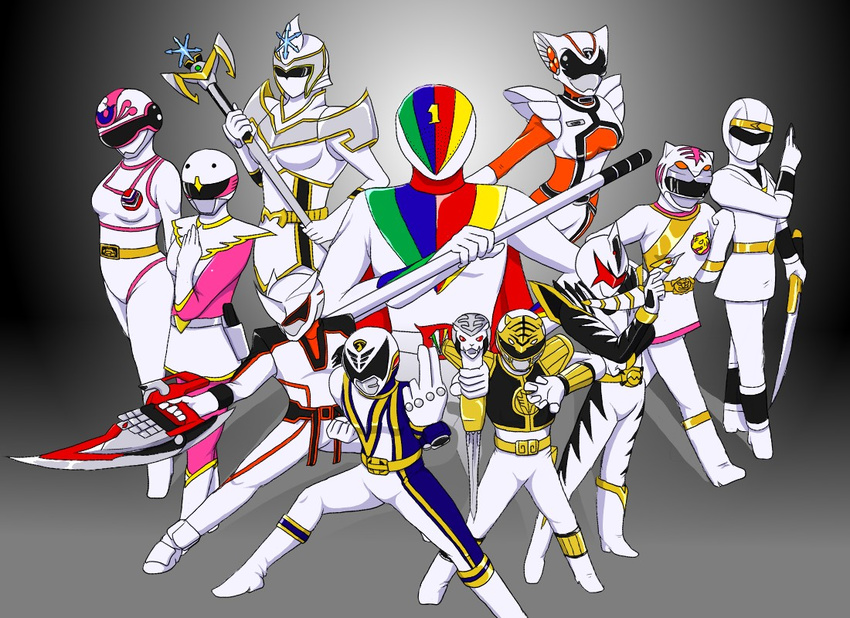 abarekiller dekabreak gekichopper kibaranger magimother sentai super_sentai white white_super_sentai