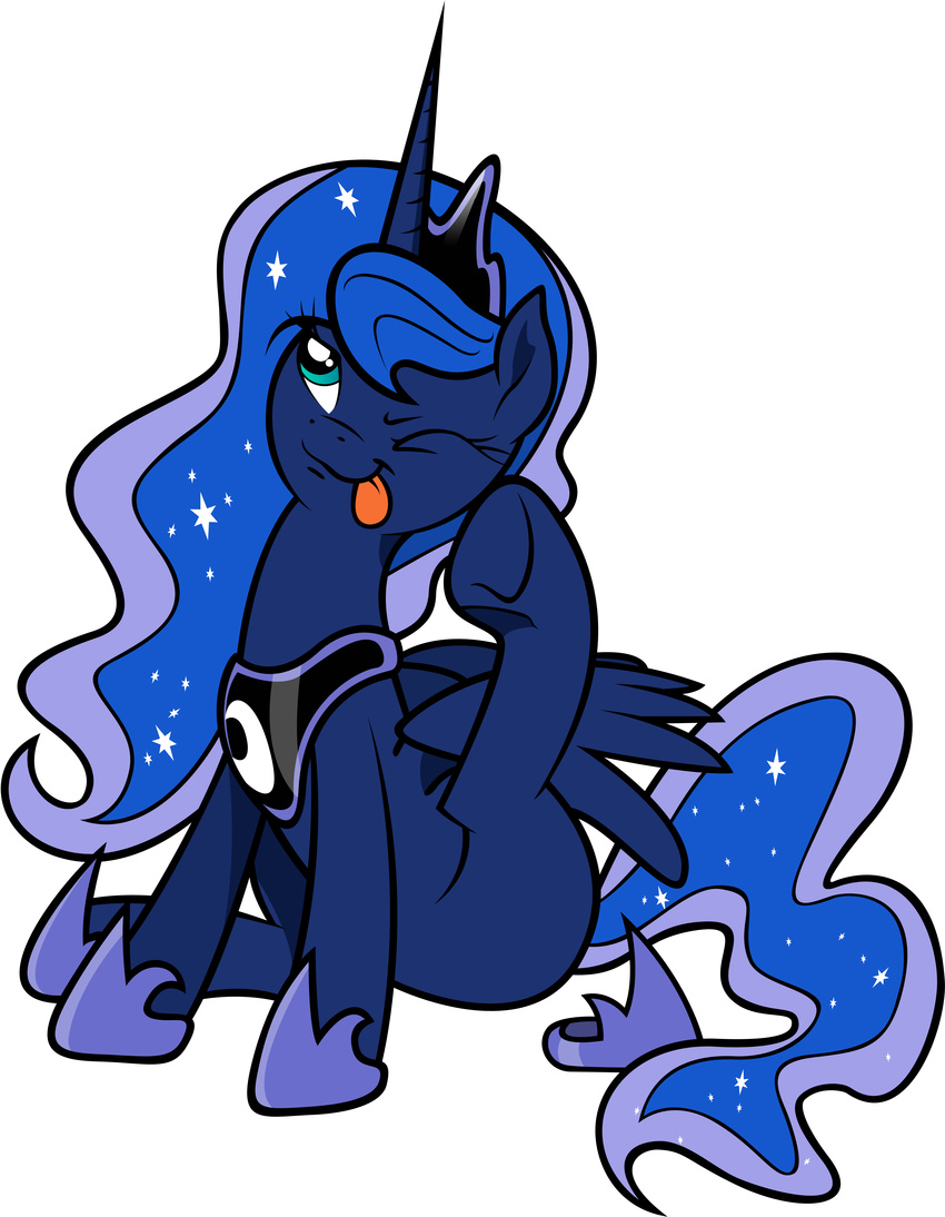 absurd_res alex4nder02 alexpony alpha_channel crown equine female feral friendship_is_magic hair hi_res horn horse karol_pawlinski kp-shadowsquirrel mammal my_little_pony plain_background pony princess_luna_(mlp) royalty smile transparent_background winged_unicorn wings