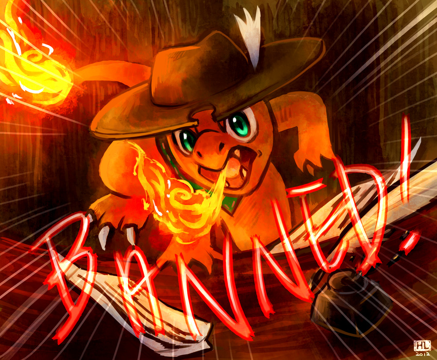 banned charmander fire hat haychel ink lizard male nintendo paper pok&#233;mon pok&eacute;mon reaction_image reptile scalie solo video_games warm_colors