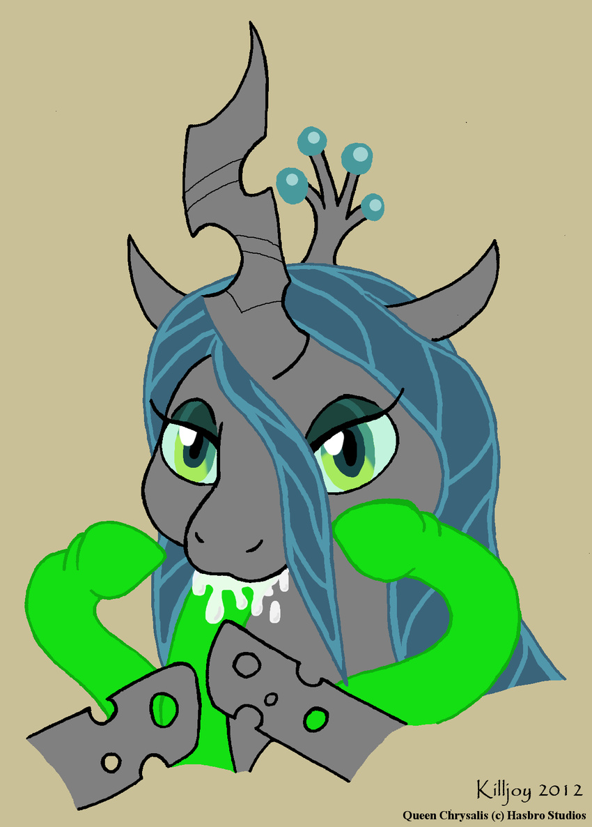 changeling cum cum_in_mouth cum_inside equine female feral friendship_is_magic horn horse mammal my_little_pony oral oral_sex plain_background queen_chrysalis_(mlp) sex solo sucking tendrils tentacles