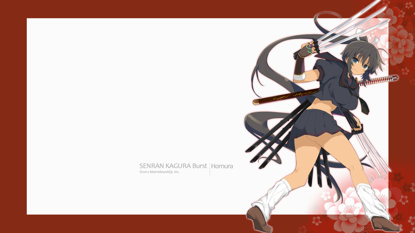 homura_(senran_kagura) senran_kagura tagme yaegashi_nan