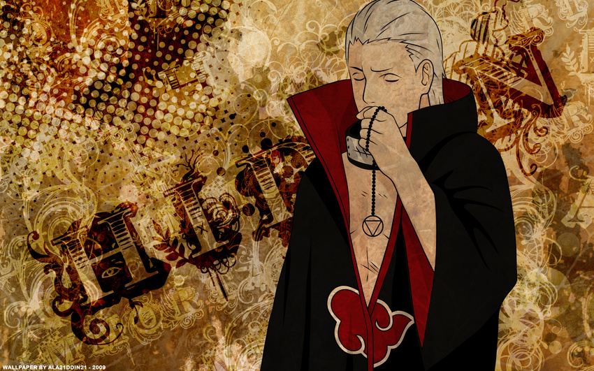 akatsuki hidan naruto tagme white_hair