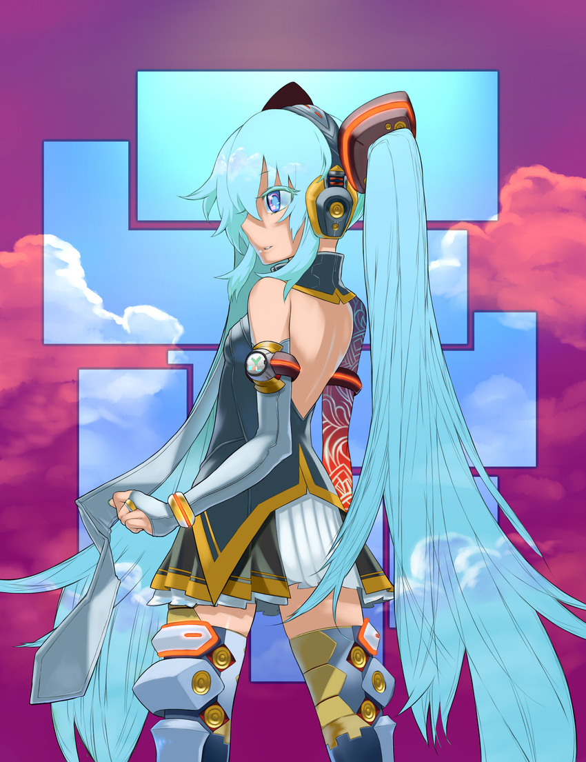 hatsune_miku miku_append tagme thighhighs vocaloid vocaloid_append