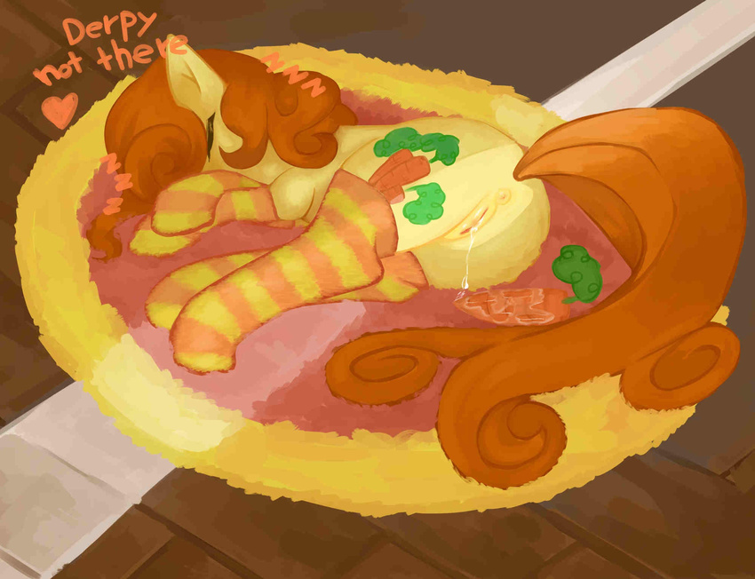 cutie_mark dream equine female feral friendship_is_magic horse mammal my_little_pony pony ponylicking pussy pussy_juice rug sleeping socks solo