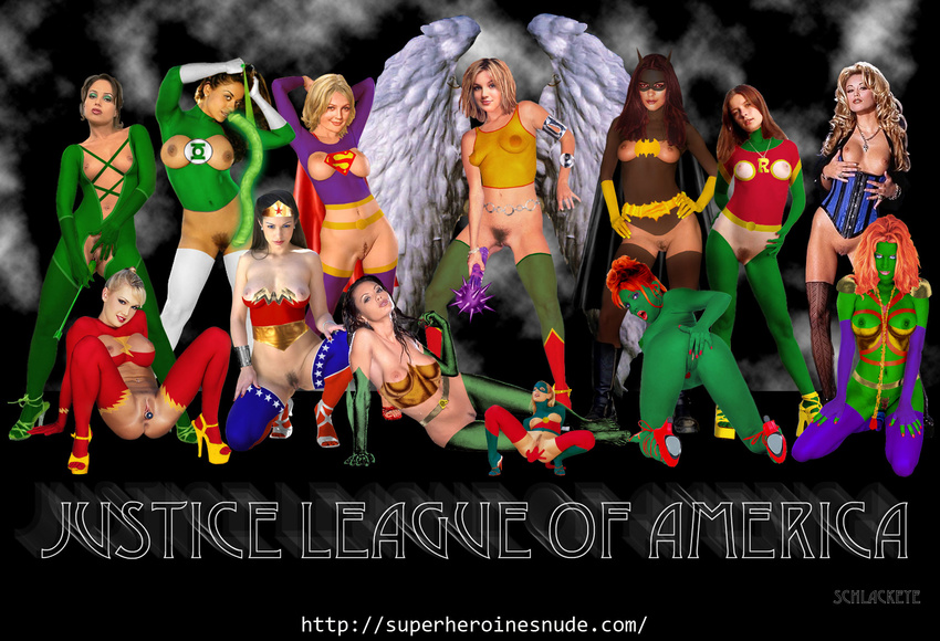 batgirl britney_spears cosplay dc drew_barrymore fakes flash green_arrow green_lantern hawkgirl justice_league robin supergirl wonder_woman