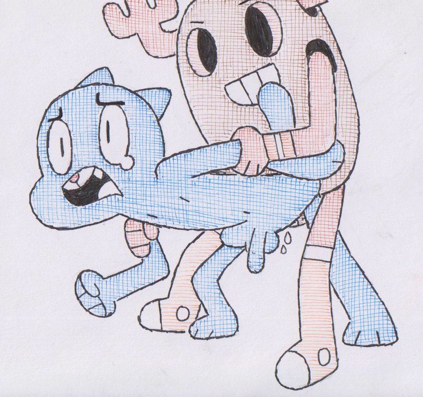 dickcorpy gumball_watterson penny_fitzgerald tagme the_amazing_world_of_gumball