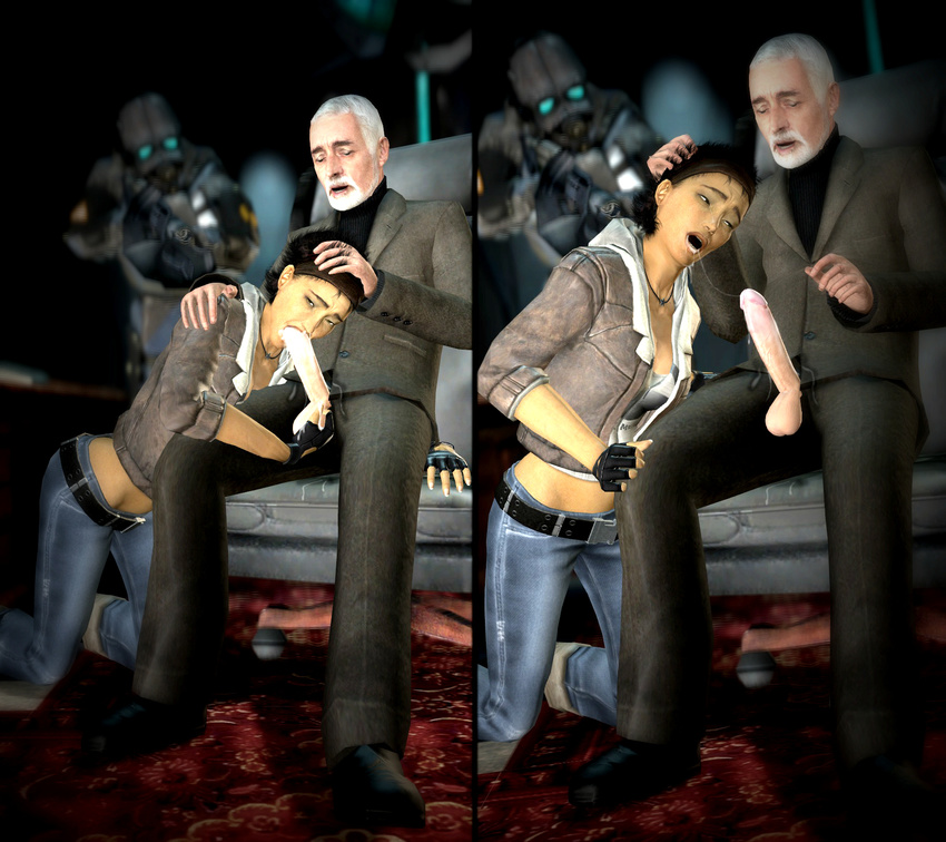 alyx_vance combine gmod half-life_2 wallace_breen