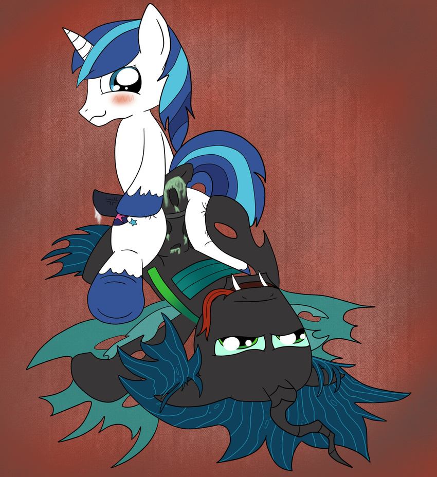 friendship_is_magic my_little_pony queen_chrysalis rule_63 shining_armor shortcircuitfullmoon