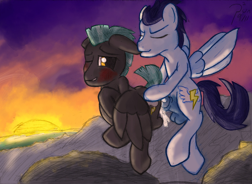 friendship_is_magic my_little_pony pun-pun soarin thunderlane