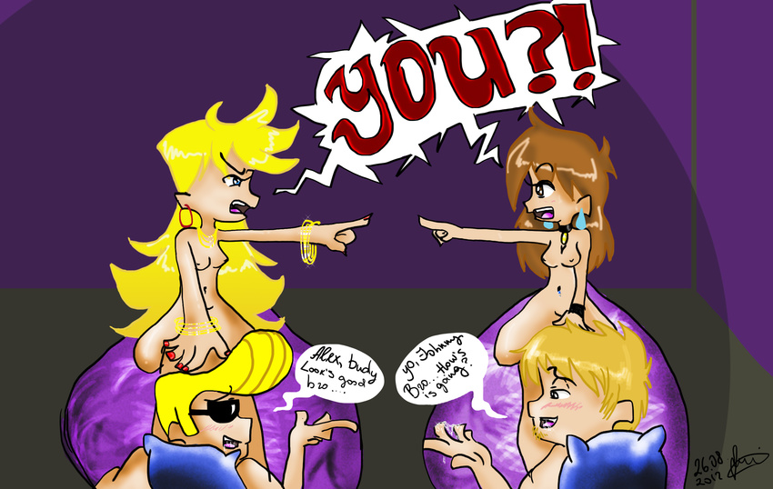 johnny_bravo panty panty_and_stocking_with_garterbelt tagme