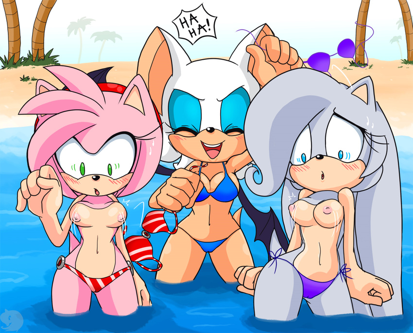 amy_rose greymelon rouge_the_bat sonic_team tagme