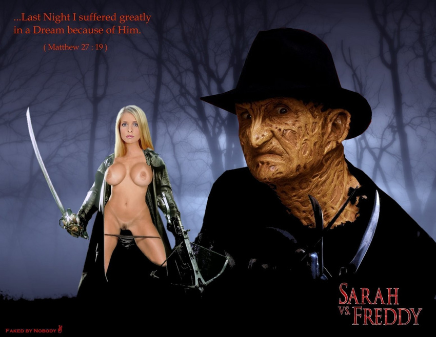 buffy_summers buffy_the_vampire_slayer fakes freddy_krueger freddy_vs_jason nightmare_on_elm_street robert_englund sarah_michelle_gellar the_buffyverse