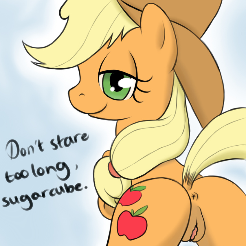 applejack friendship_is_magic my_little_pony sodomised-poines tagme