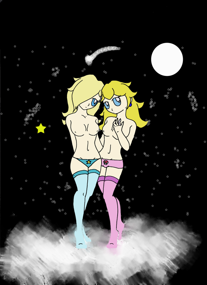 princess_peach princess_rosalina super_mario_bros. tagme vampenxwitch