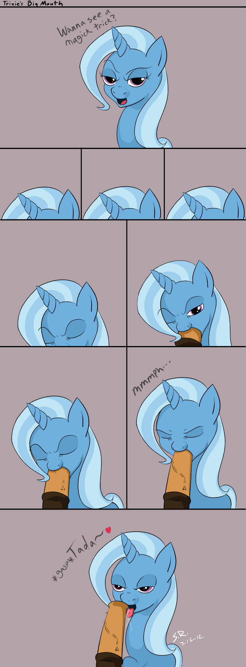 comic friendship_is_magic my_little_pony saran-rape trixie_lulamoon