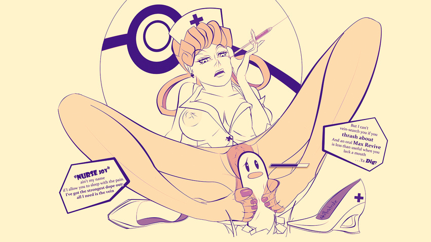 diglett nurse_joy pokemon skillustrate tagme