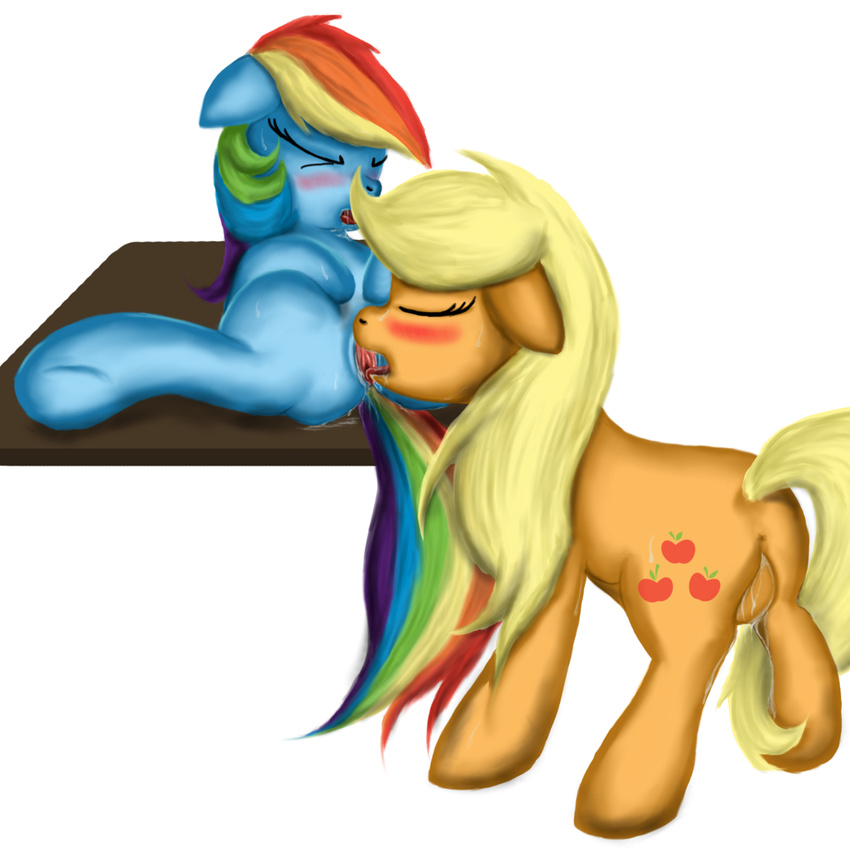 applejack friendship_is_magic leyanor my_little_pony rainbow_dash