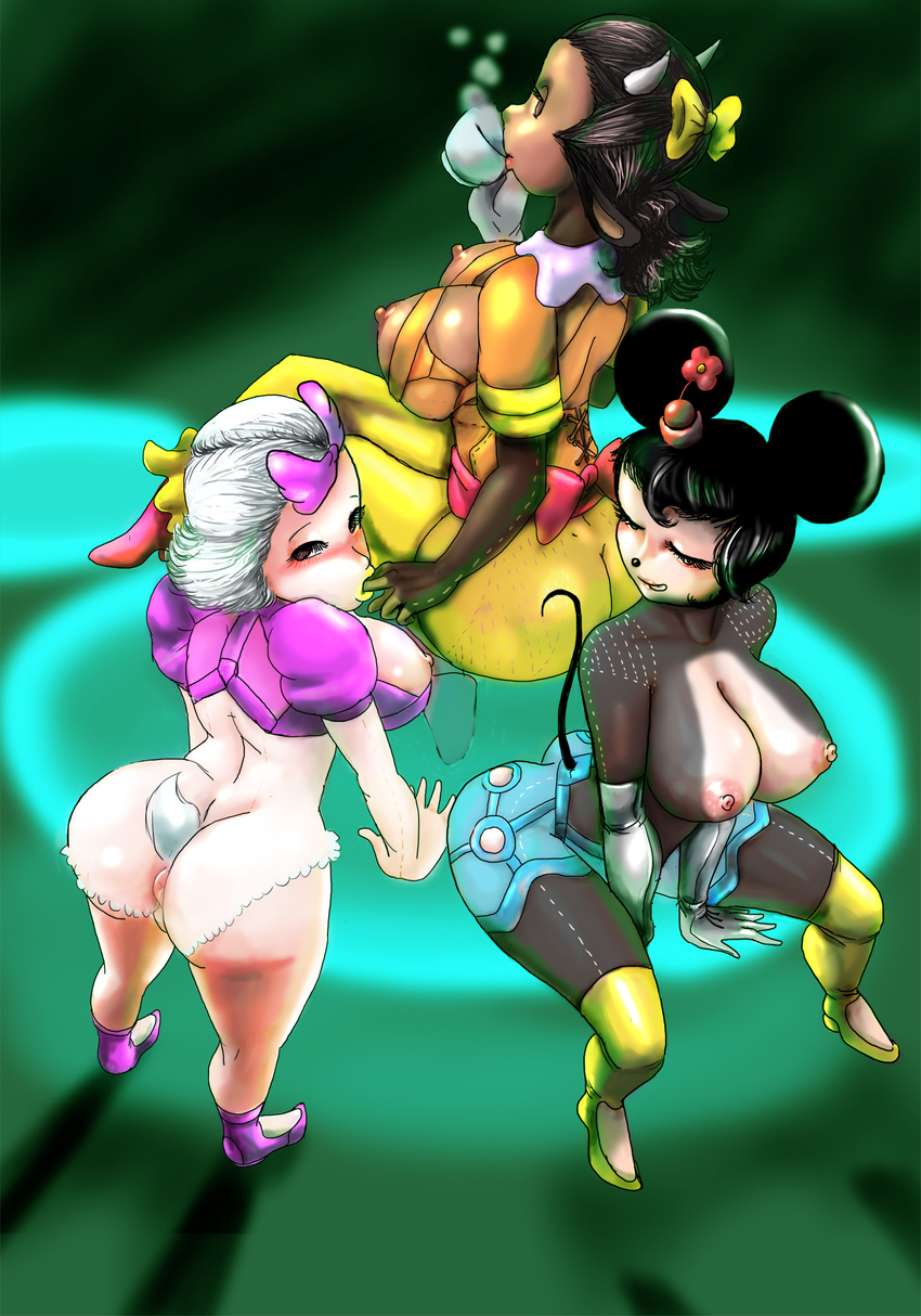 clarabelle_cow cosplay daisy_duck minnie_mouse tiocleiton